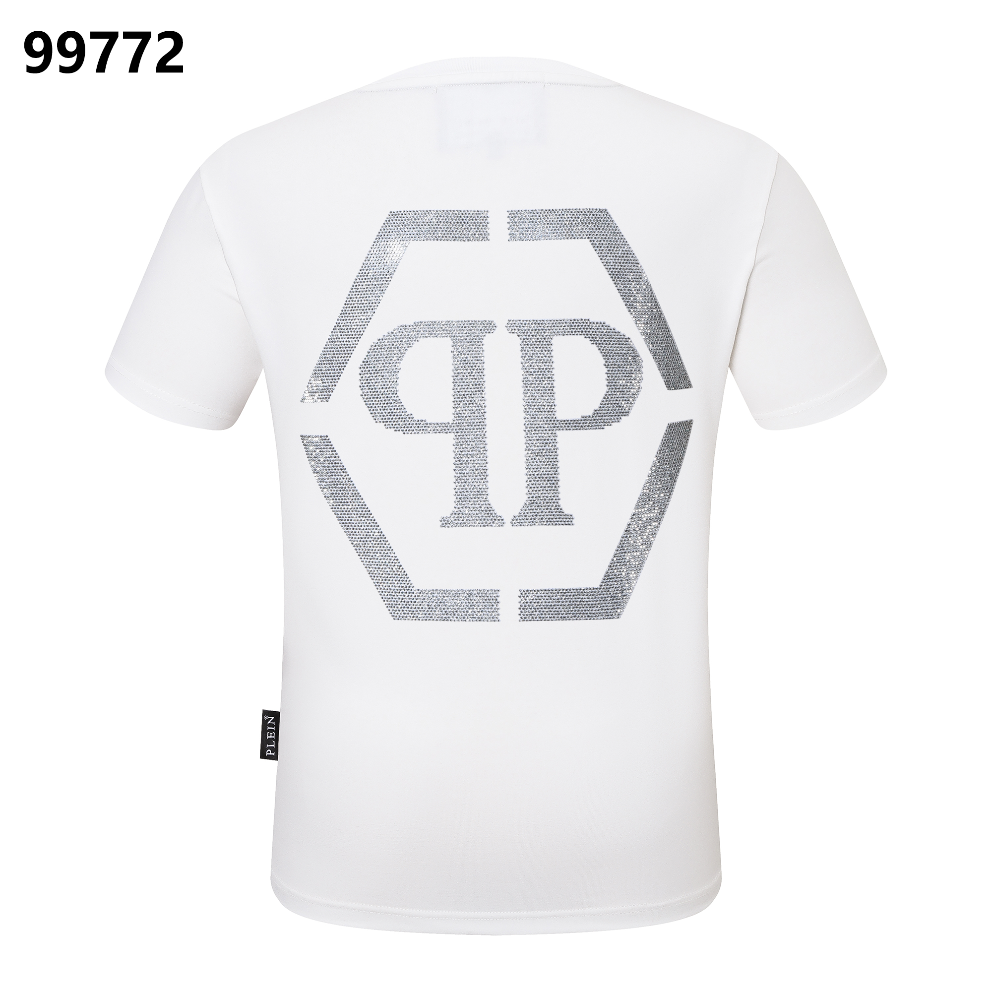 PHILIPP PLEIN Round-Neck T-Shirt with Letter Print