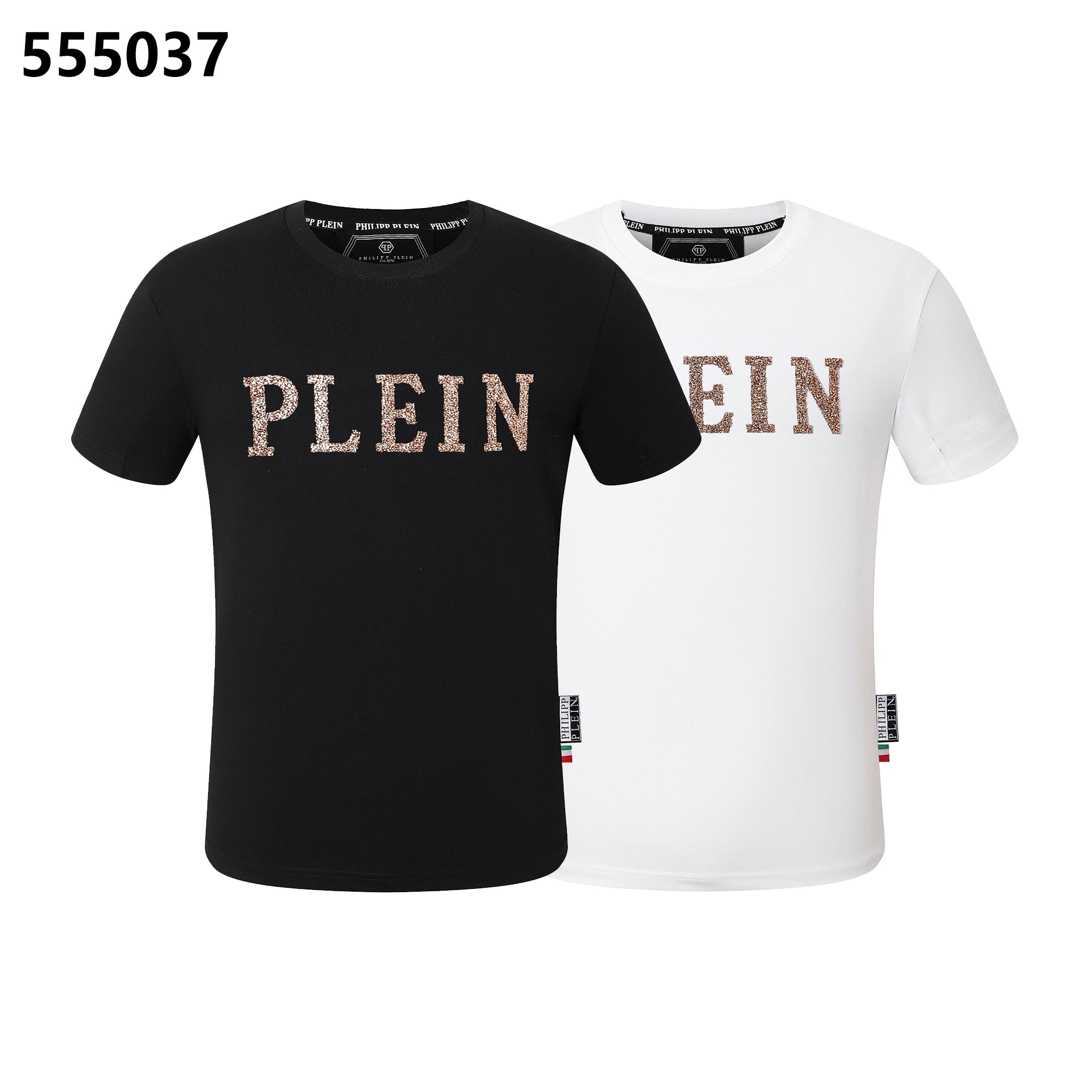 PHILIPP PLEIN Letter-Print Crew-Neck T-Shirt