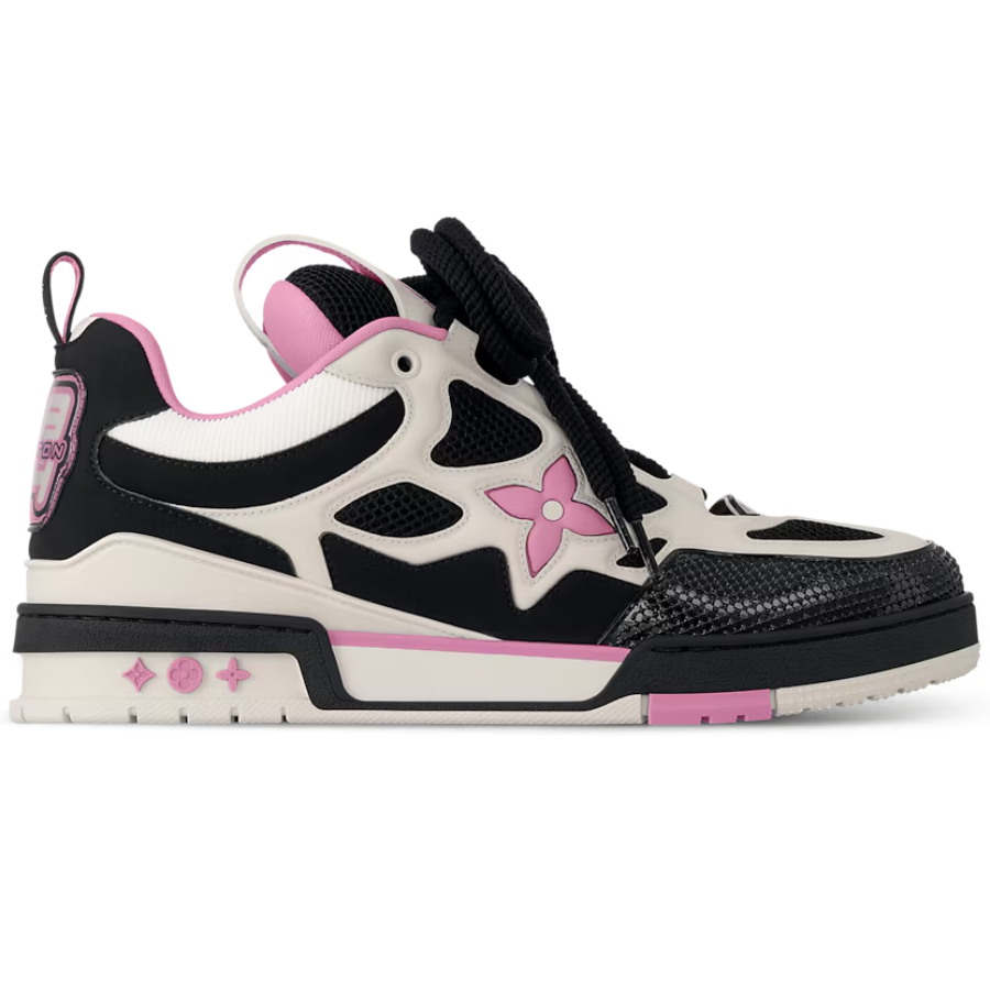 Louis Vuitton LV Skate Sneaker 'Black/White Pink Accent'