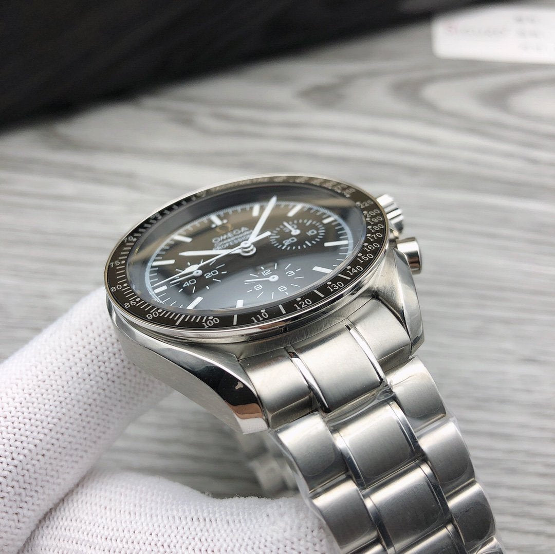 SPEED MASTER MOONWATCH CHRONOGRAPH 42MM BLACK DIAL
