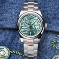 DATEJUST 41 STAINLESS STEEL CUSTOM GREEN DIAL