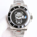 SUBMARINER DATE 40MM CUSTOM BLACK BEZEL BLACK BEAR DIAL