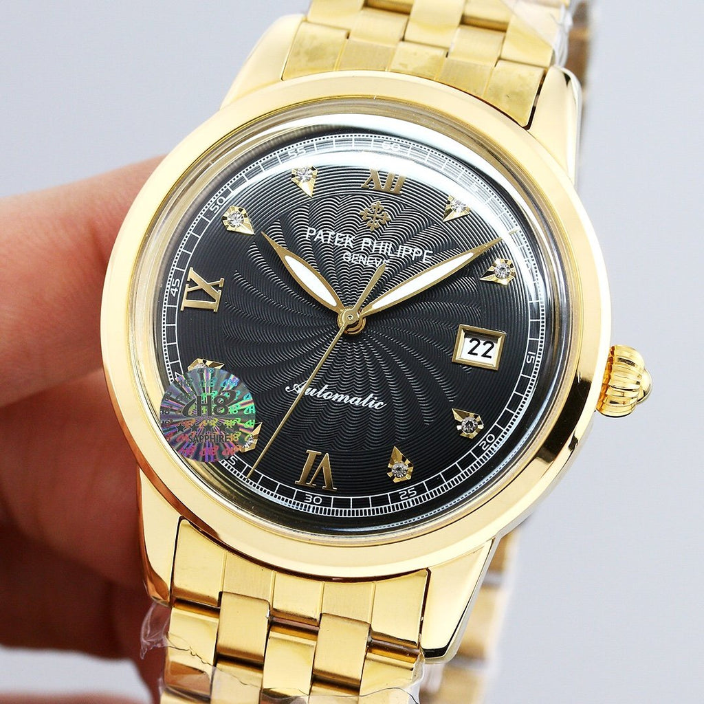 PATEK CALATRAVA 40MM GOLD CASE WHITE DIAL