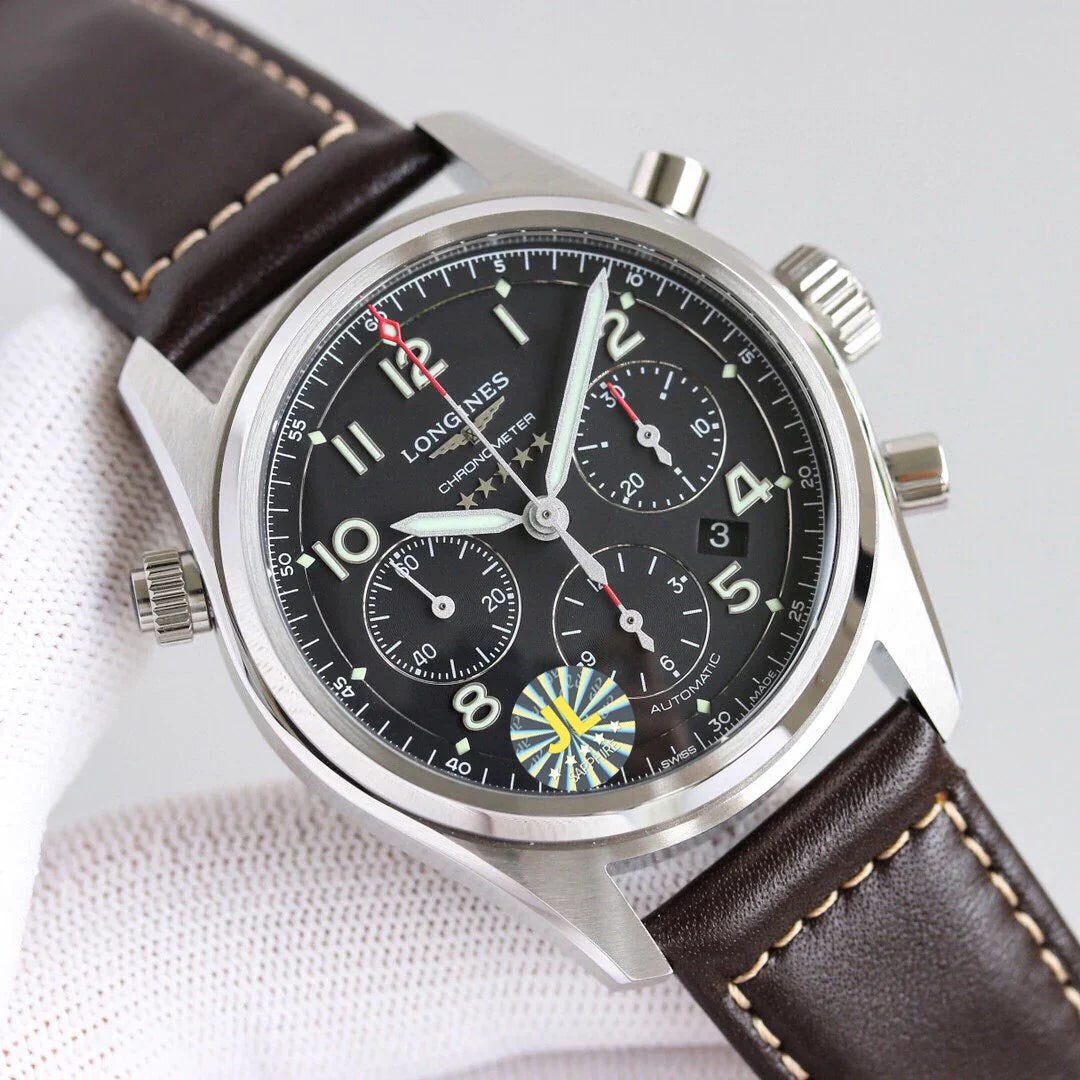 SPIRIT CHRONOGRAPH 42MM STEEL CASE LEATHER