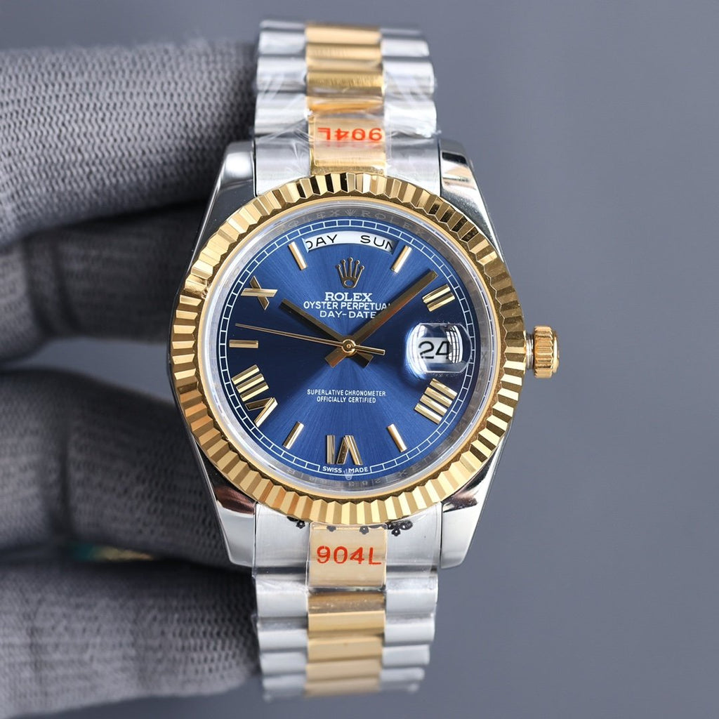 DAY-DATE 40 GOLD STEEL JUBILEE BRACELET