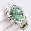 DATEJUST 36MM STEEL CASE GREEN DIAL