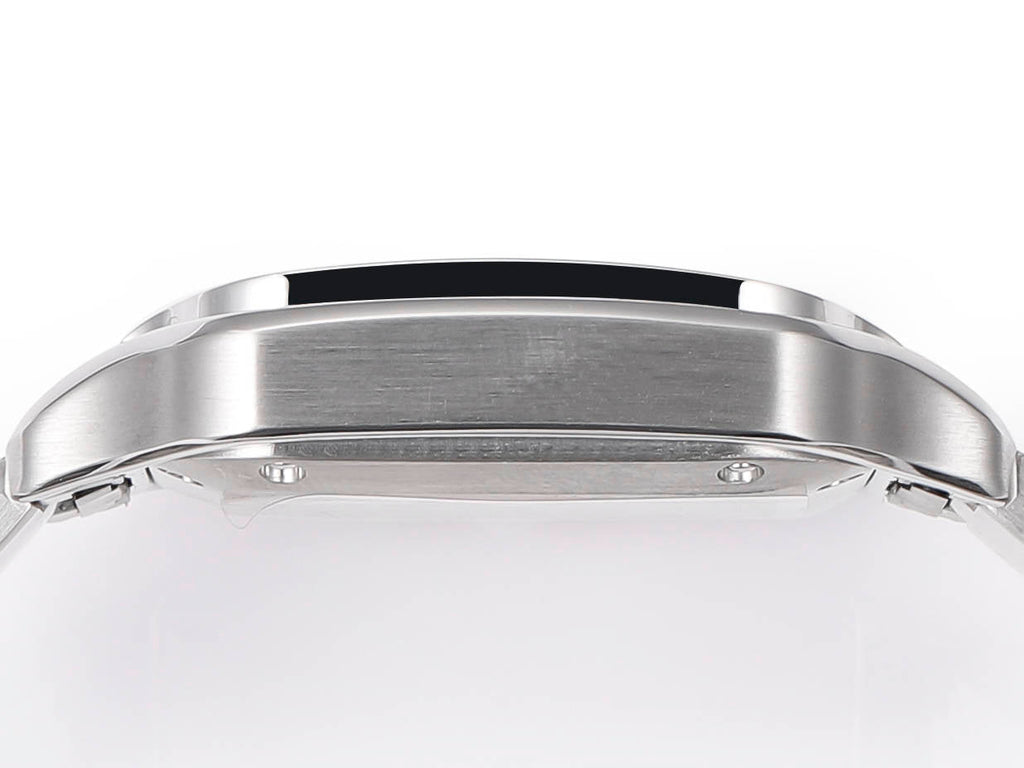 SANTOS LADY 35.1MM STEEL CASE BLUE DIAL