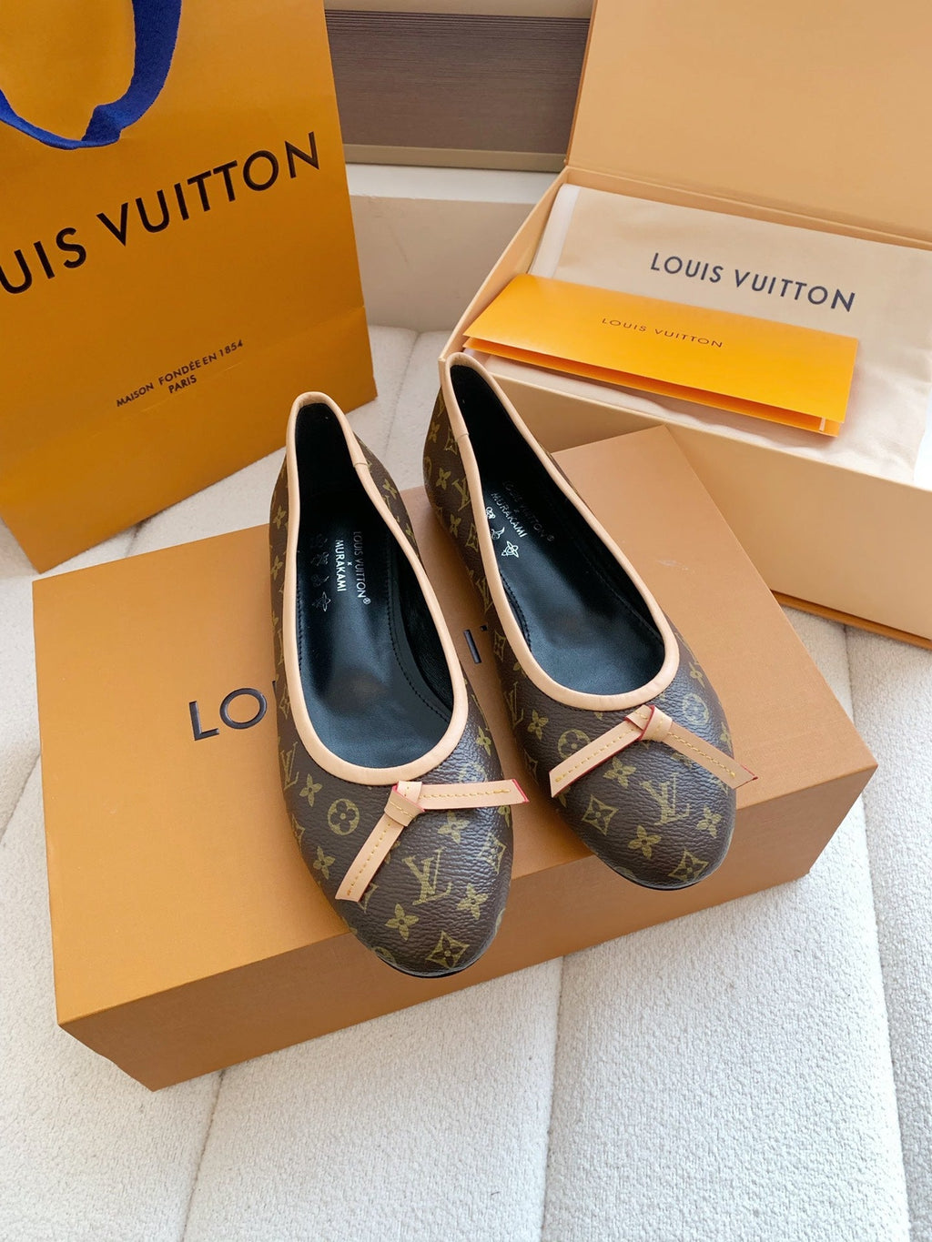 LV x TM Darling Ballerina Brown in Cowhide 703034