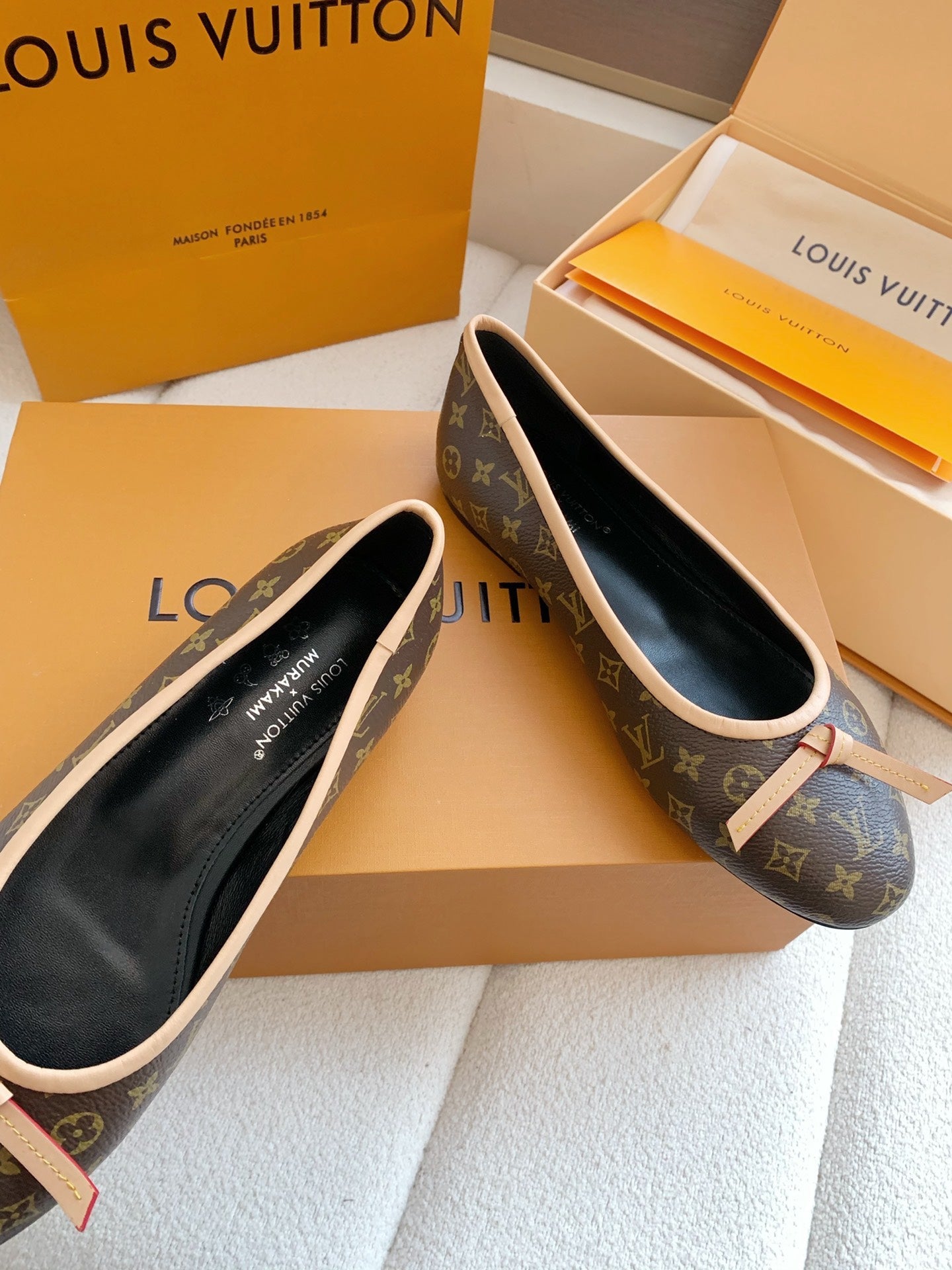 LV x TM Darling Ballerina Brown in Cowhide 703034