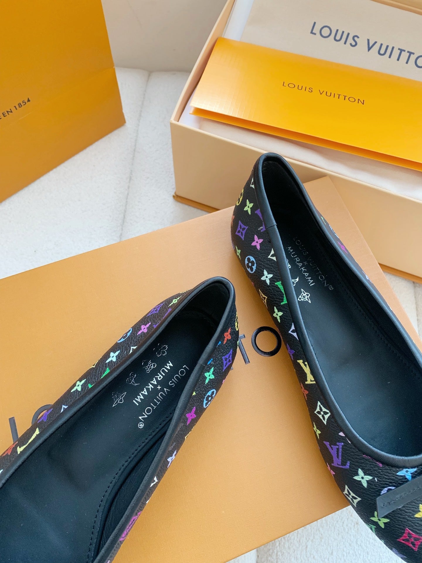LV x TM Darling Ballerina Black in Cowhide 703033