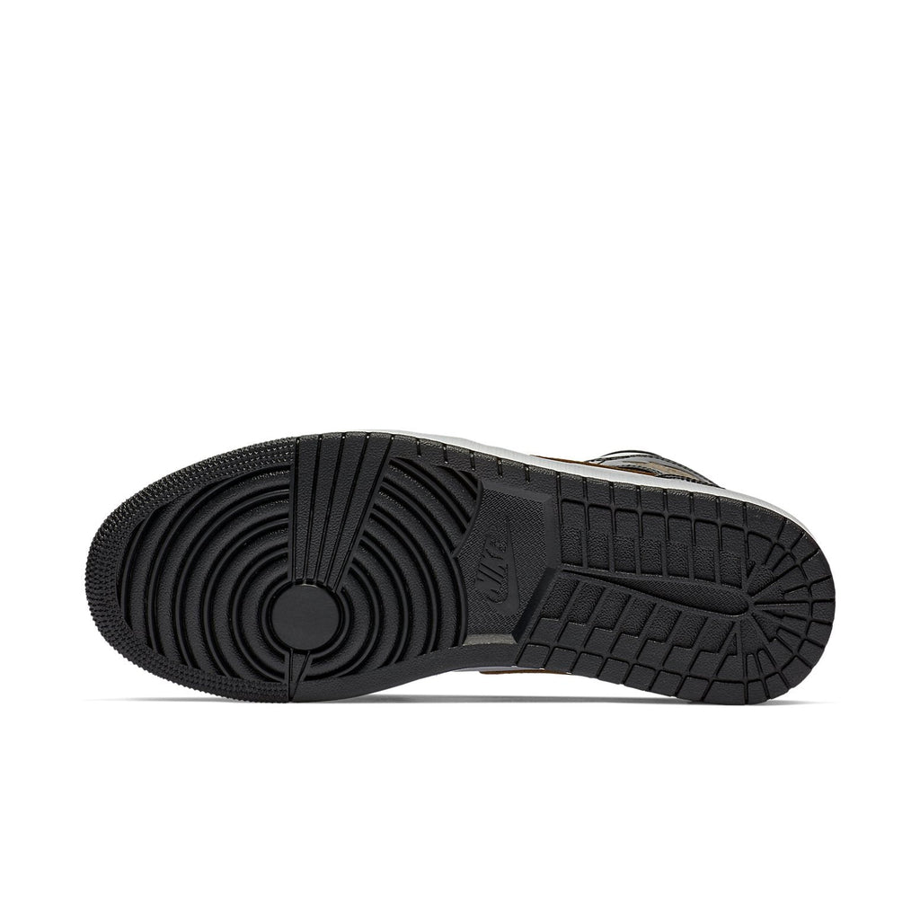 Air Jordan 1 Mid Patent 'Black Gold' 852542-007 #