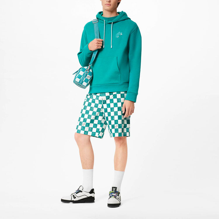 LOUIS VUITTON Men's FW21 Embroidered Iconic Green