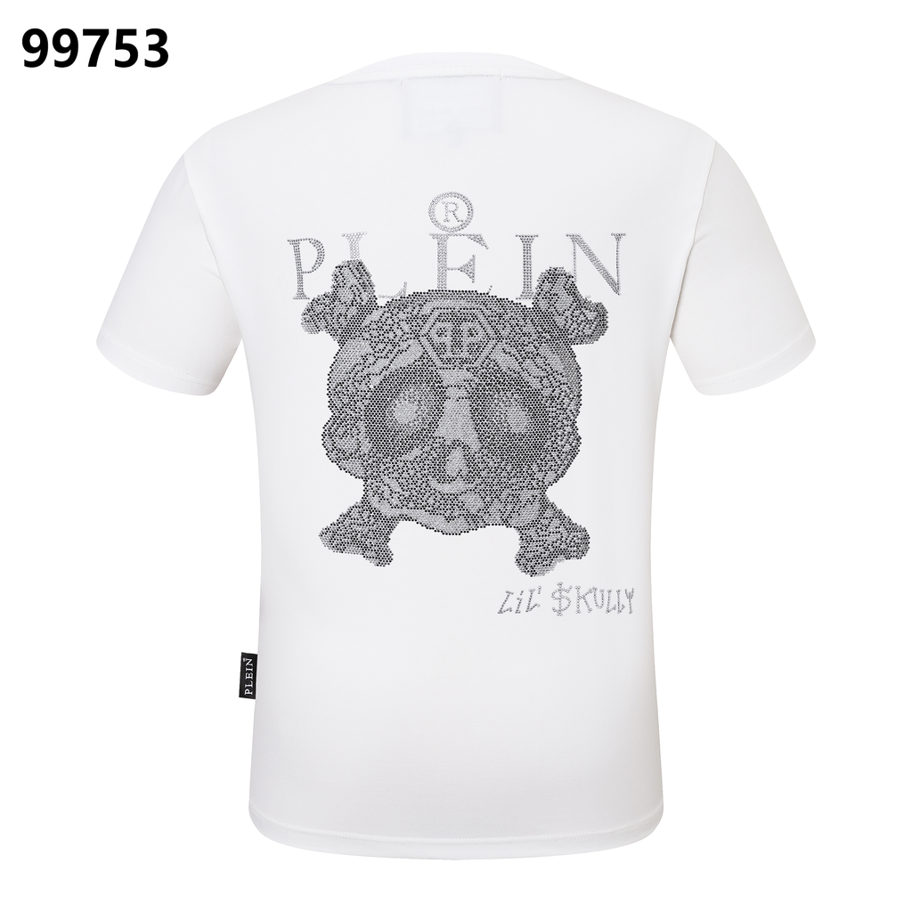 PHILIPP PLEIN Little Monster Rhinestone-Embellished Crew-Neck T-Shirt
