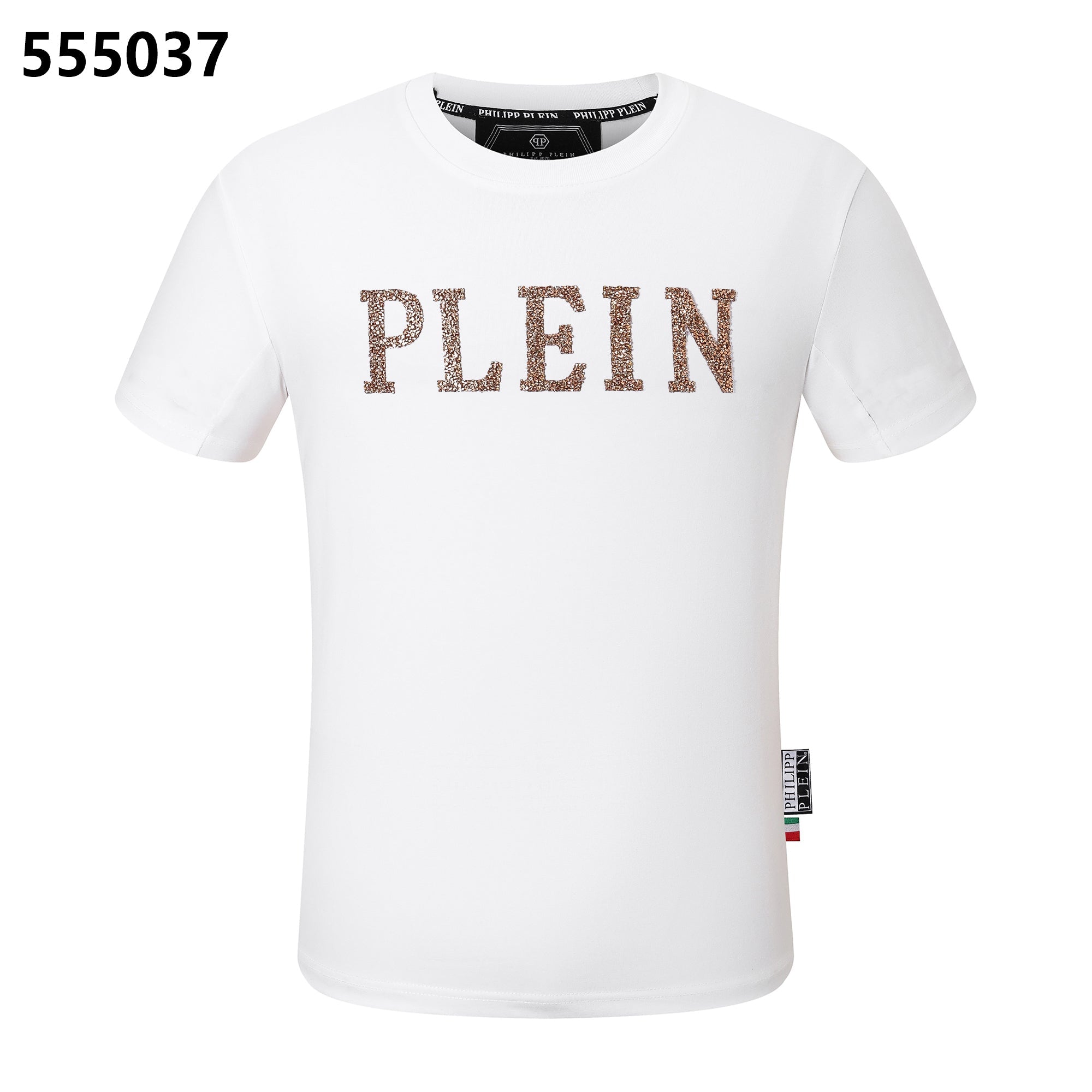 PHILIPP PLEIN Letter-Print Crew-Neck T-Shirt