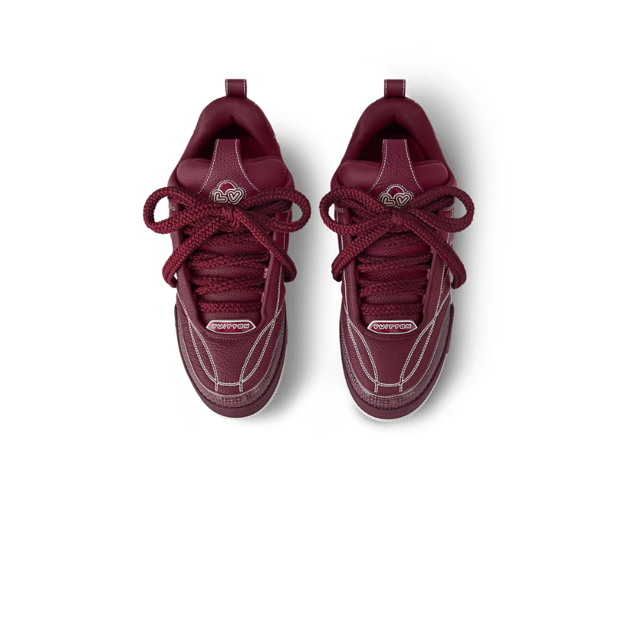 Louis Vuitton LV Skate Sneaker 'Burgundy Monogram Flower'