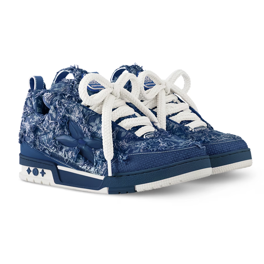 Louis Vuitton LV Skate Sneaker 'Blue Tapestry Denim'