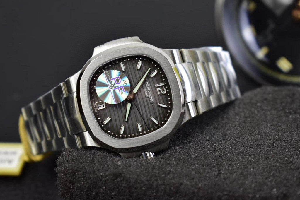 PATEK Nautilus 35mm Silver Black Dial
