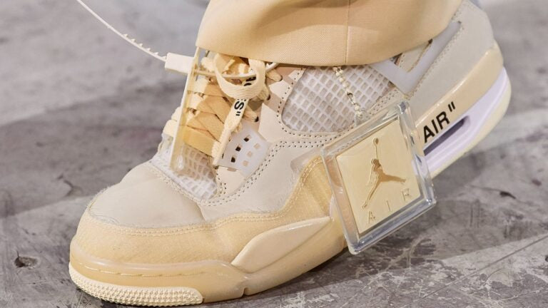 Nike Air Jordan 4 Retro x Off-White SP 'Sail' Wmns
