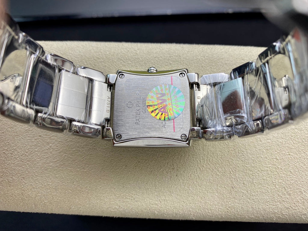 PATEK Twenty-Four 25.5mm Silver Blue Dial