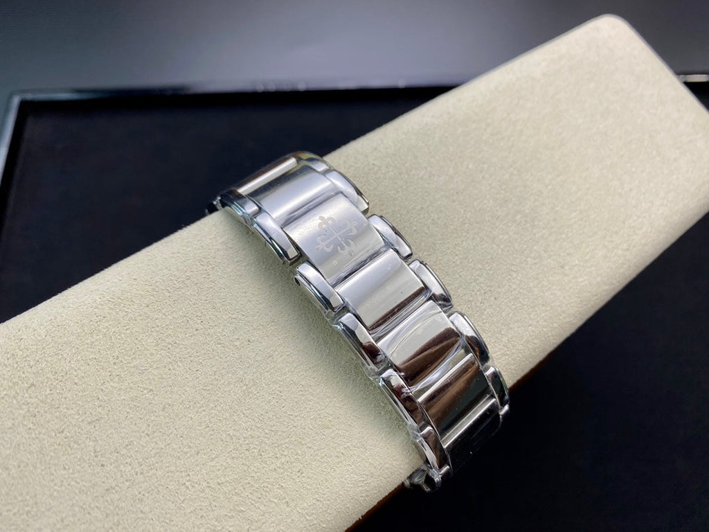 PATEK Twenty-Four 25.5mm Silver Blue Dial