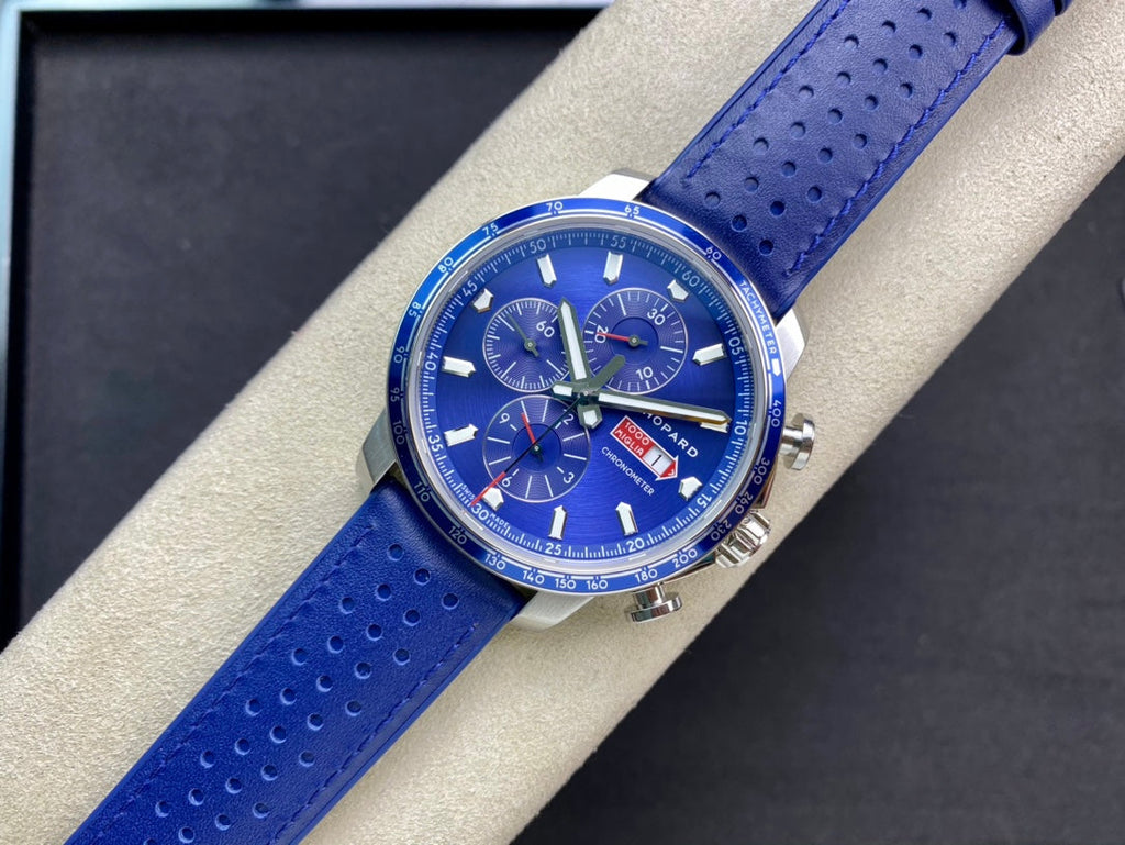 Mille Miglia 44mm Blue Leather