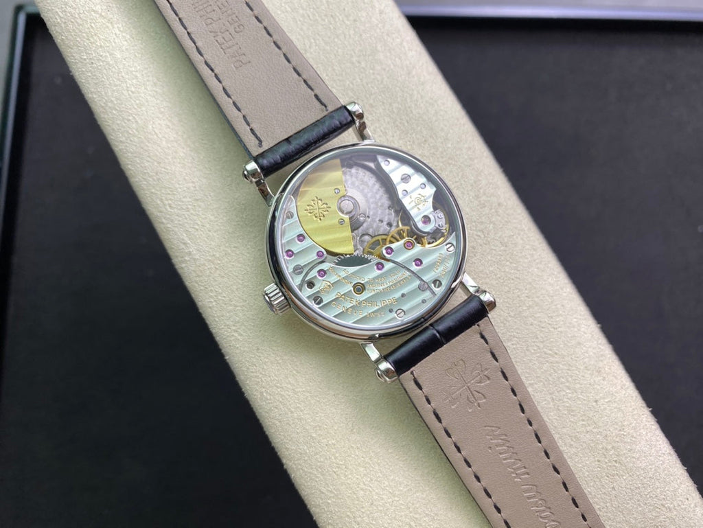 PATEK Calatrava 34.6mm Silver White Dial