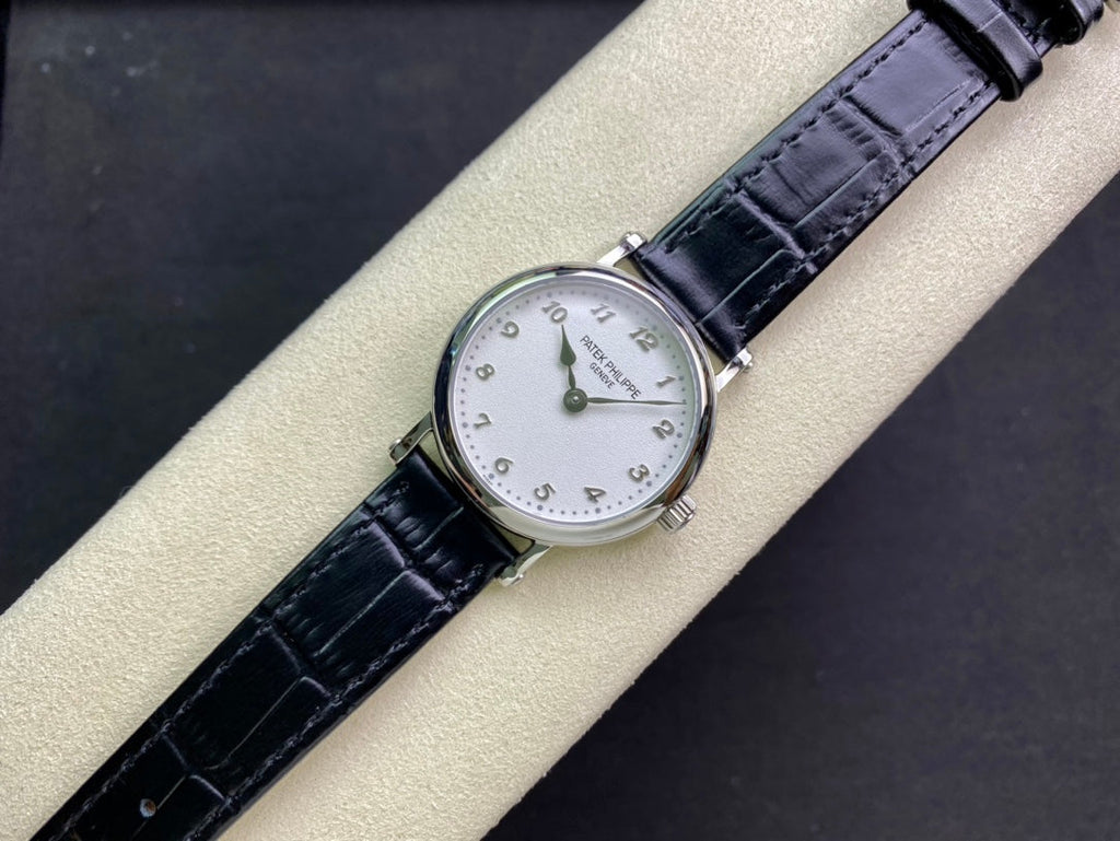 PATEK Calatrava 34.6mm Silver White Dial