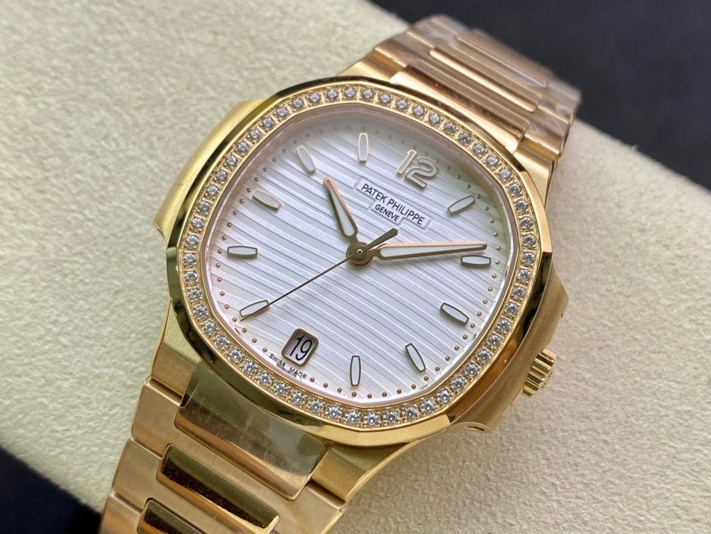 PATEK Nautilus 35mm Gold White Dial