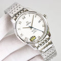 Omega De Ville Co-Axial Chronometer 41mm Watch White Dial Silver Strap