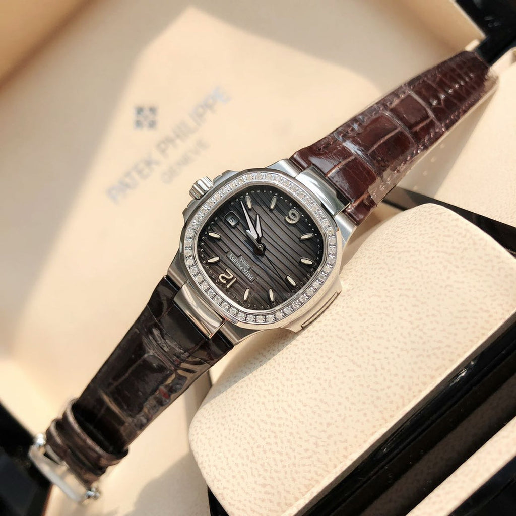PATEK Nautilus 32mm Silver Brown Dial