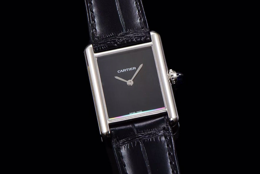 TANK MUST NO NUMERALS STEEL CASE BLACK DIAL