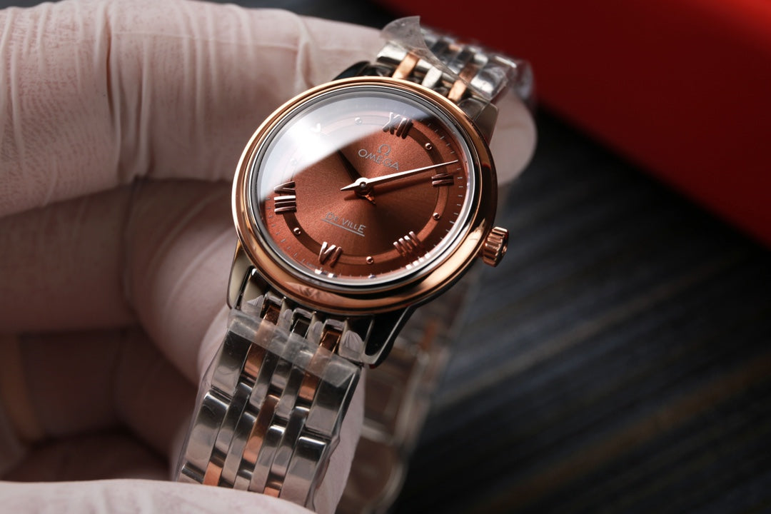 Omega De Ville 27.4mm Chocolate Dial