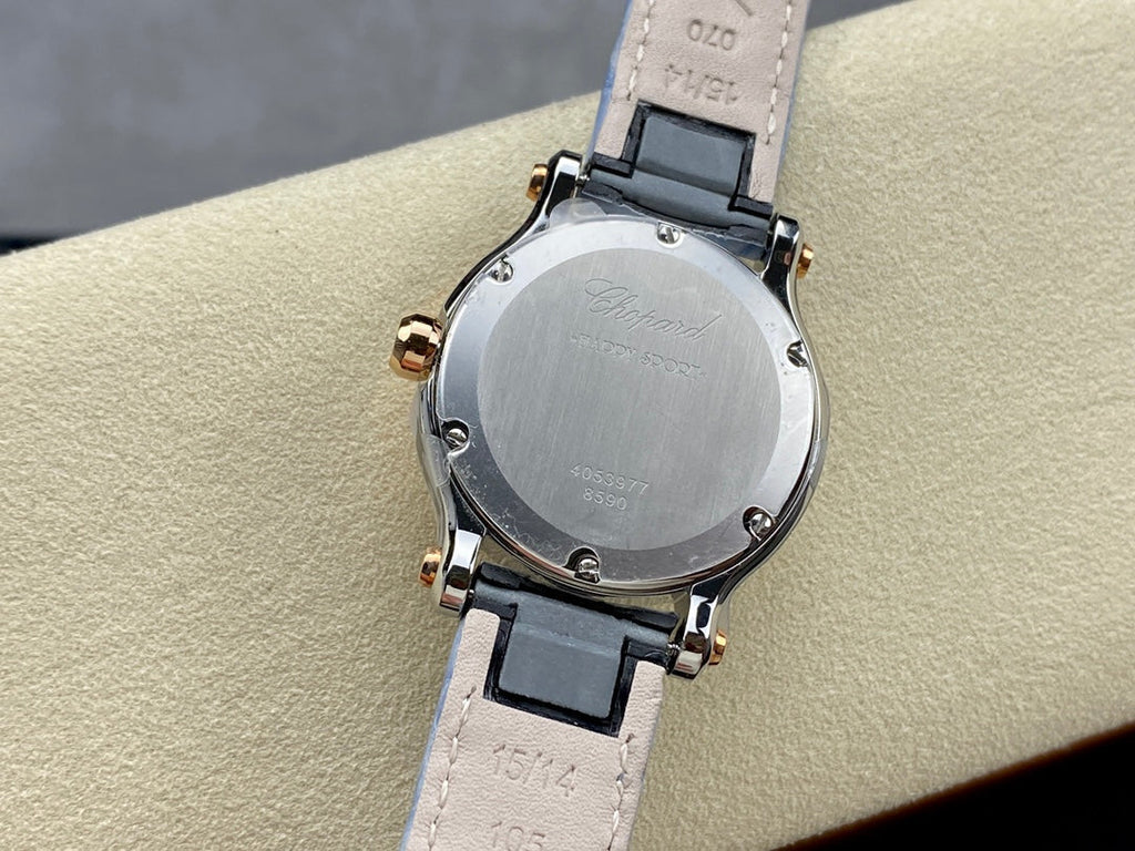 Happy Diamonds 30mm Pink Gold White