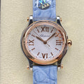 Happy Diamonds 30mm Pink Gold White