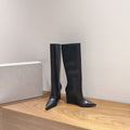 Jimmy Blake Long Boots 110mm Black Cowhide 420129