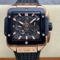 Hublot Square Bang Unico Rose Gold Ceramic 42mm Creamic Benzel Watch