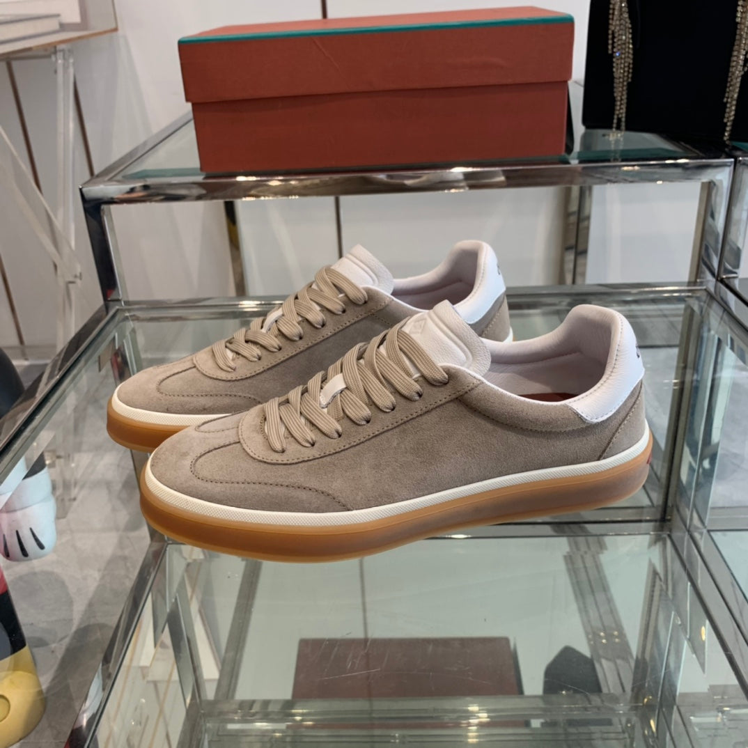 LP TENNIS WALK SNEAKERS LIGHT BROWN SUEDE