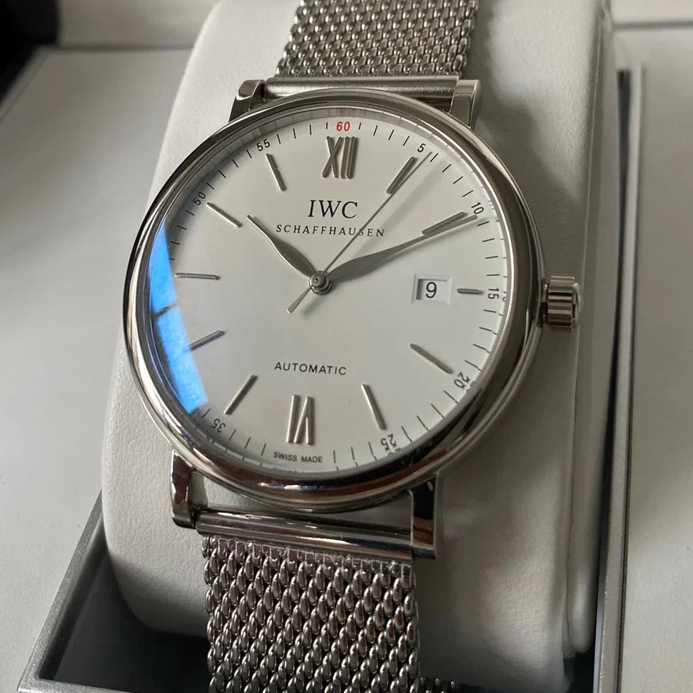 IWC Portofino V2 40mm White Dial Steel Case