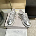 Jimmy Diamond Light Flex Sneaker Sliver Leather 271194