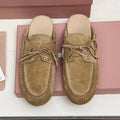 Miumiu 2026 Faded Mules Light Brown Suede 326958