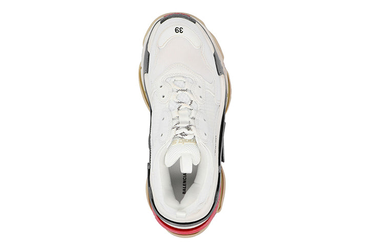 (WMNS) Balenciaga Triple S Chunky Sneaker White 524037W09OM9000 #