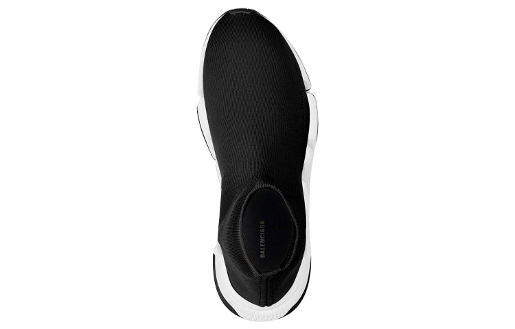 (WMNS) Balenciaga Speed 2 Trainer Knit 'Black White' 617196W17021015 #