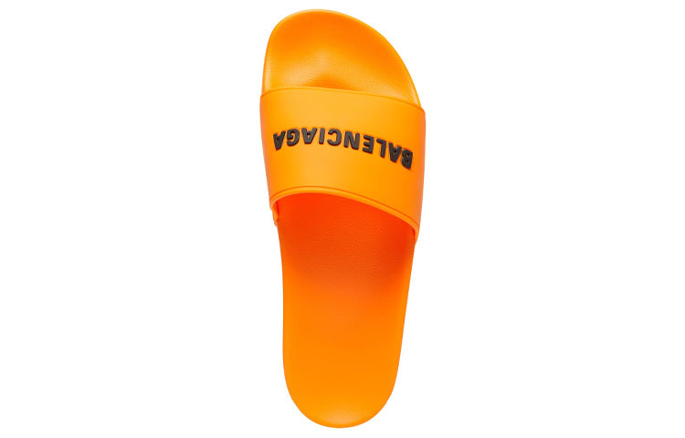 Balenciaga Pool Slides 'Orange' 565826W1S807210 #