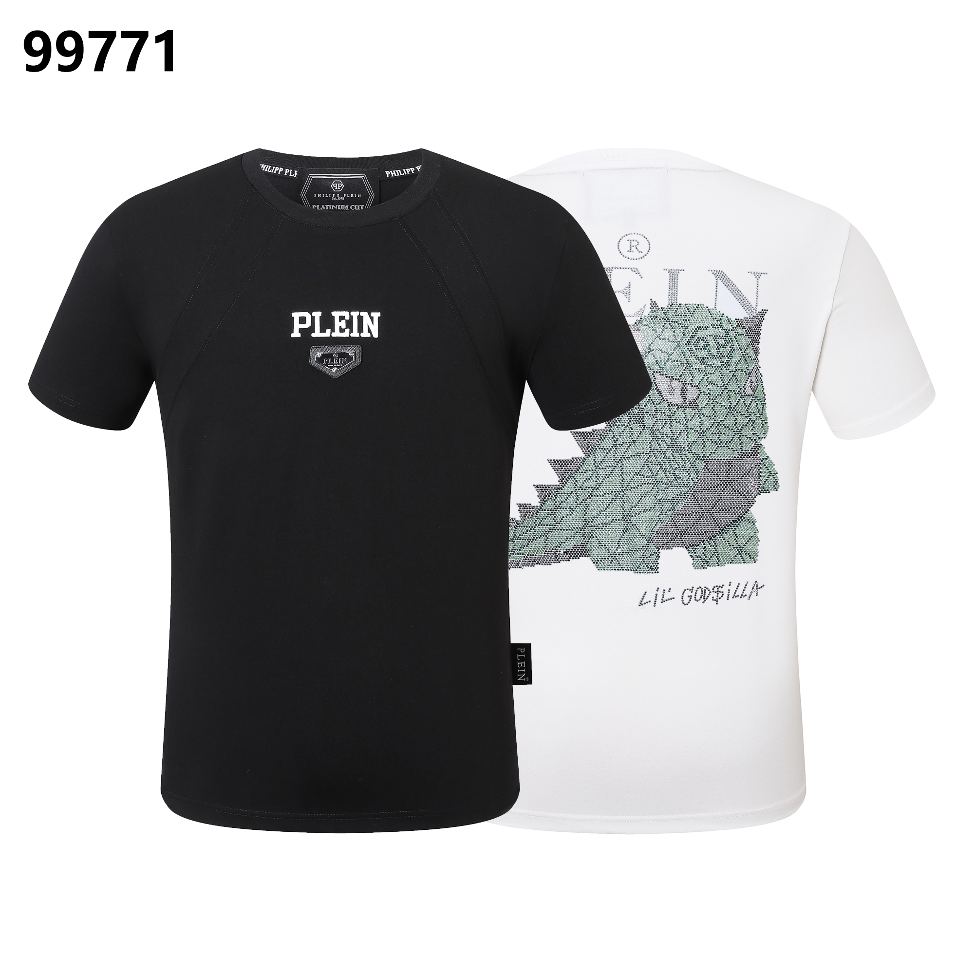 PHILIPP PLEIN Little Dinosaur Crew Neck T-Shirt