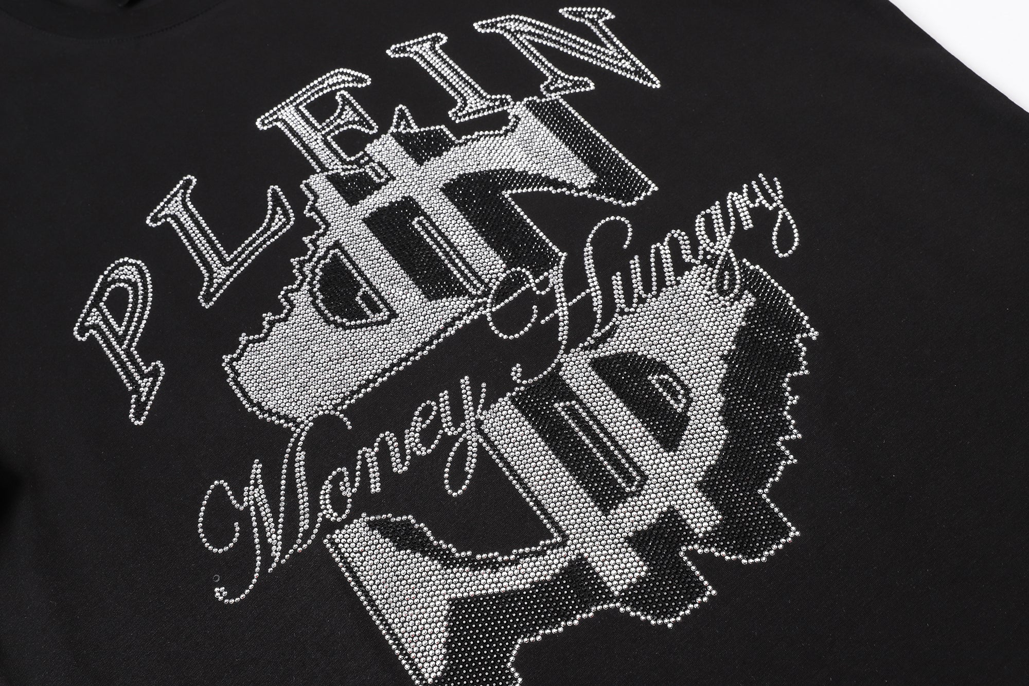 PHILIPP PLEIN Money Logo Crew Neck T-Shirt