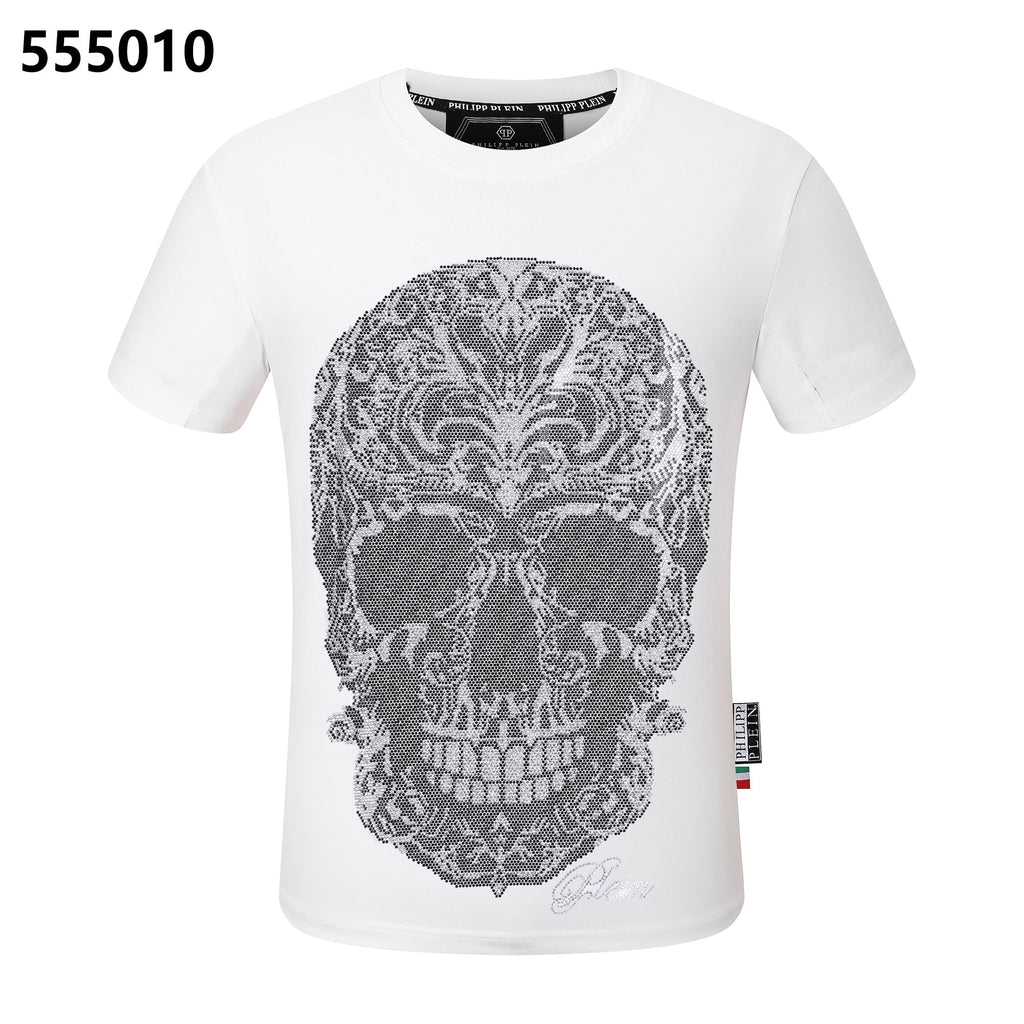 PHILIPP PLEIN Skull-Print Crew-Neck T-Shirt