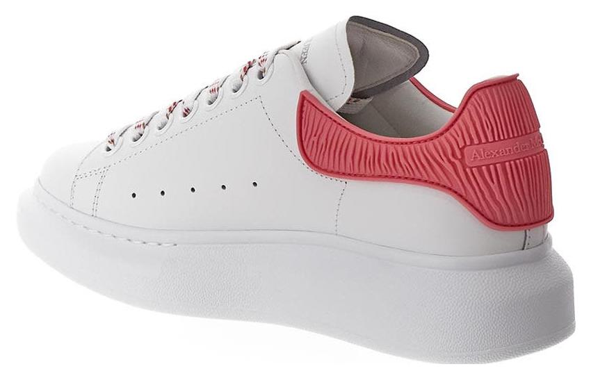 (WMNS) Alexander McQueen Oversized Shoes 'Cream White Red' 718157WICGK9387 #