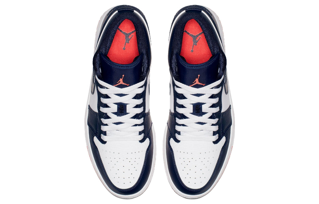 Air Jordan 1 Retro Low 'Obsidian Ember Glow' 553558-481 #