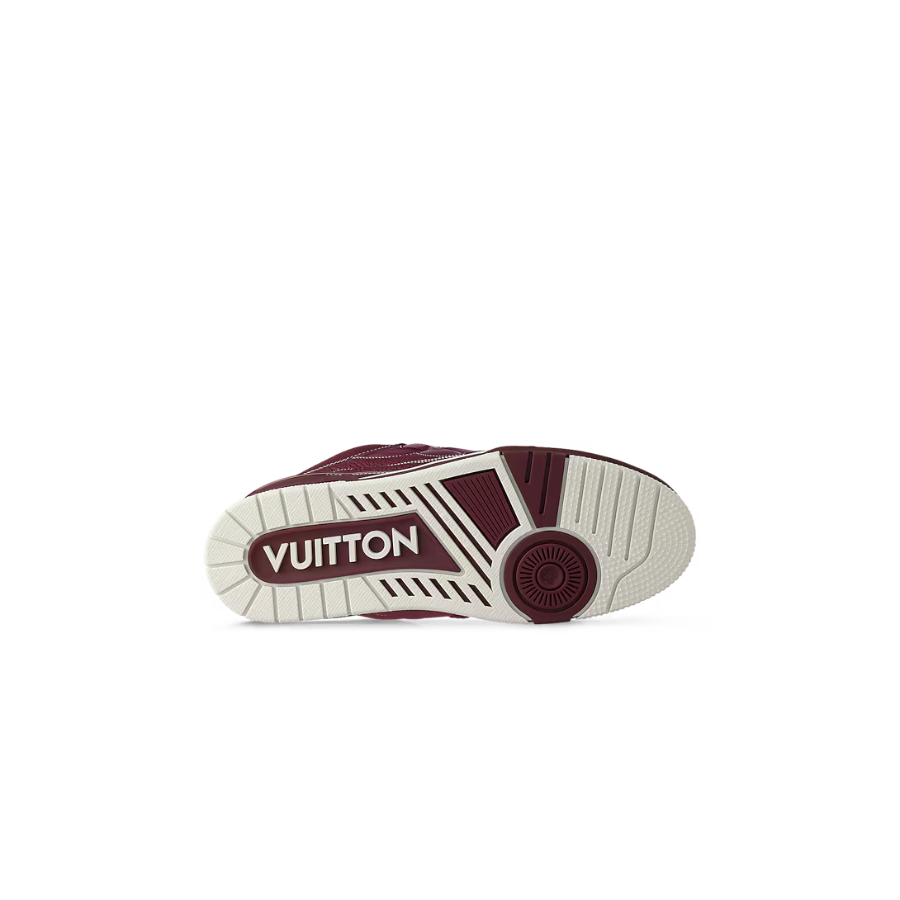 Louis Vuitton LV Skate Sneaker 'Burgundy Monogram Flower'