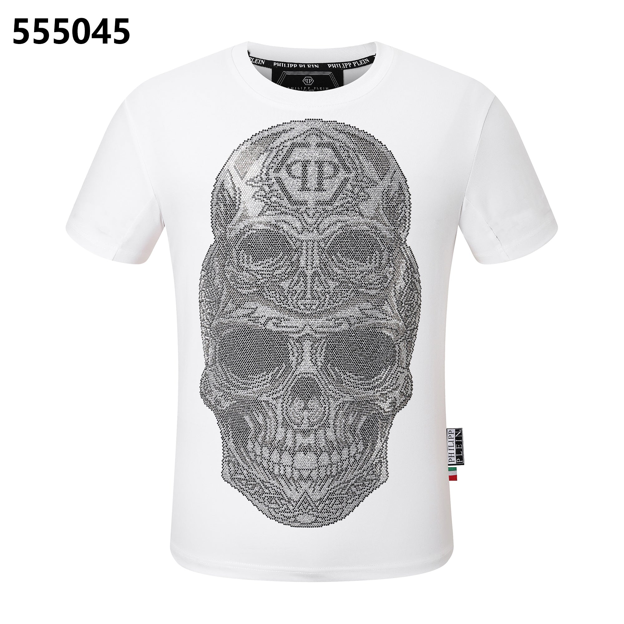 PHILIPP PLEIN Skull-Print Crew-Neck T-Shirt